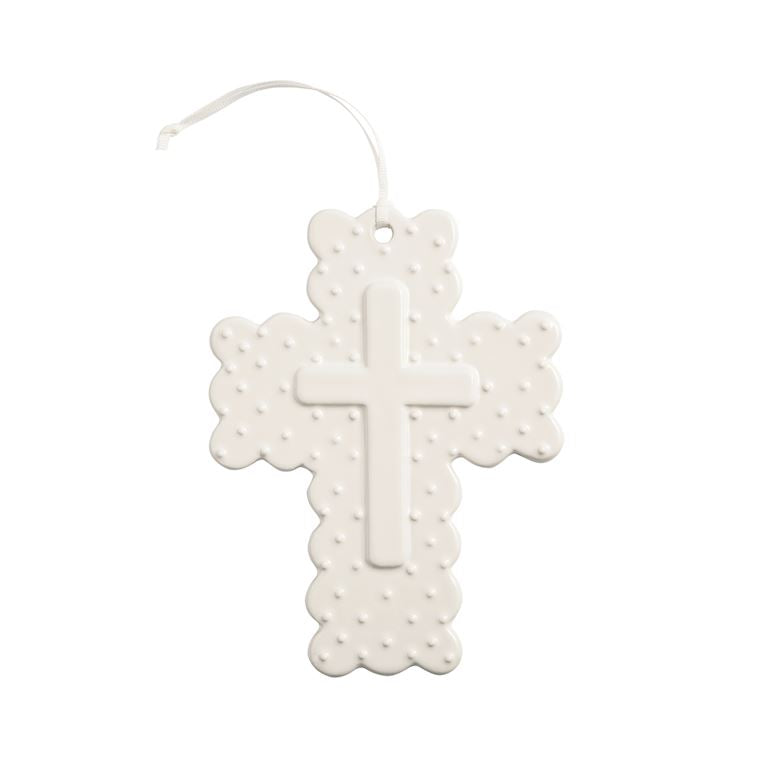 White Ceramic Cross