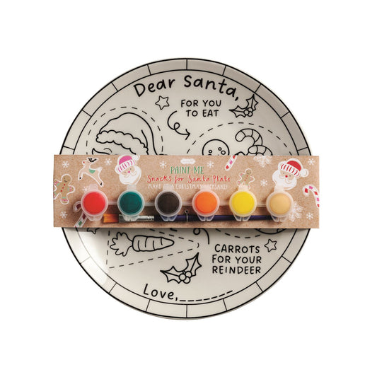 DIY "Dear Santa " Christmas Plate