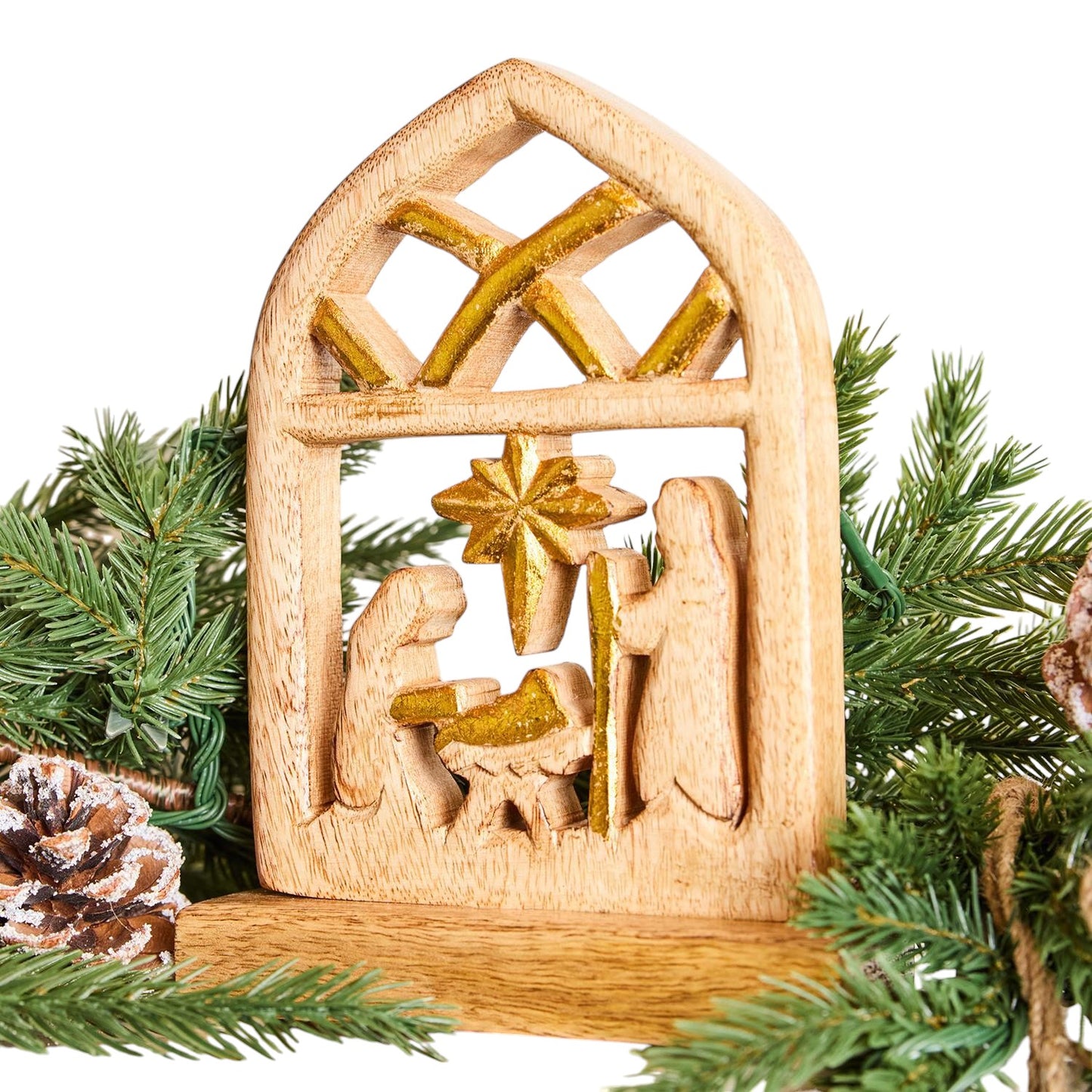 Wooden Nativity