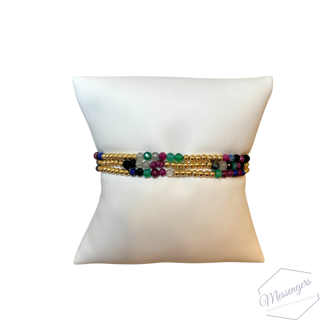 Blissful Pattern 2.5mm Bead Bracelet - Hot Mess FW