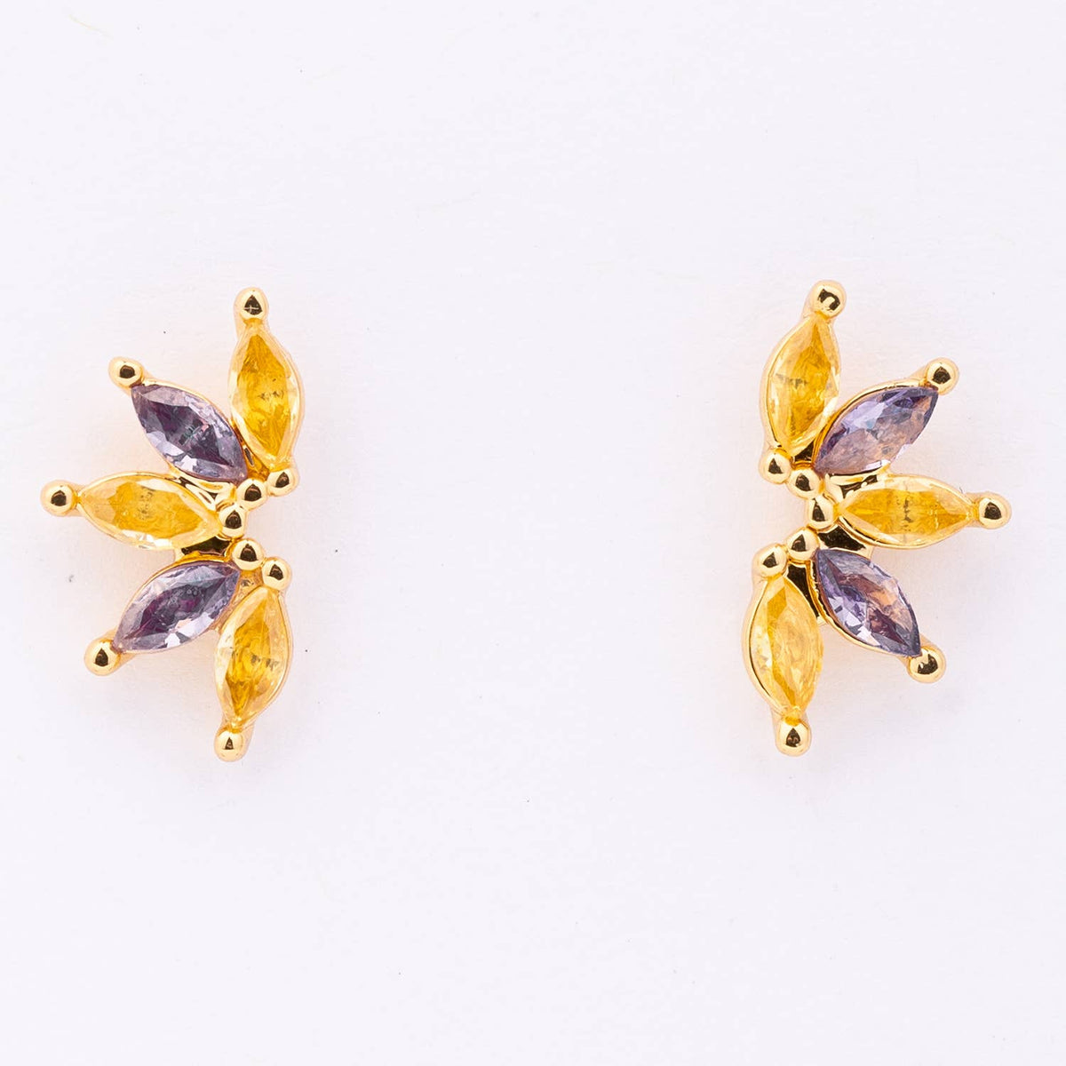 Purple Starburst Earring
