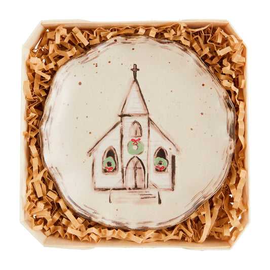 Church Stoneware Dish