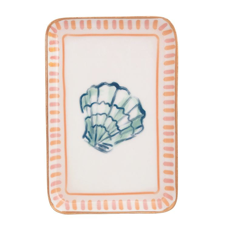 Shell Enamel Tray