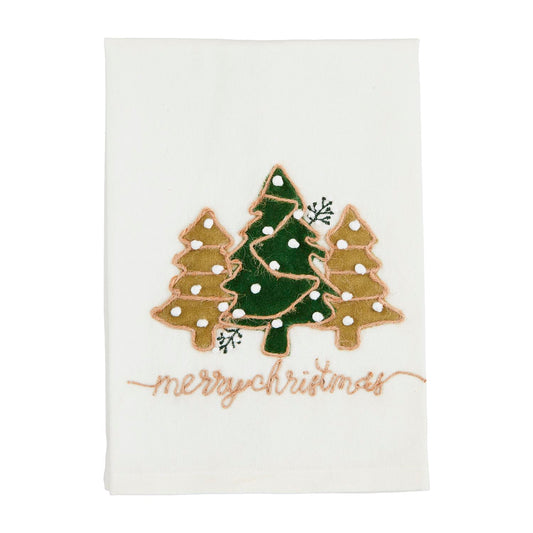 Velvet Tree Applique Towel