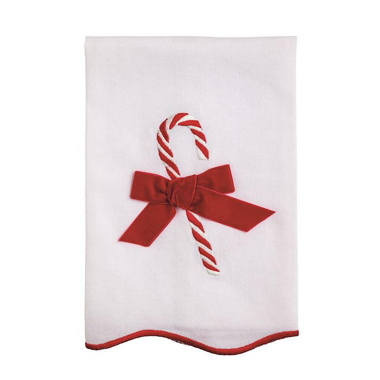 Candy Bow Embroidered Towel