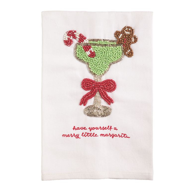 Margarita Beaded Towel