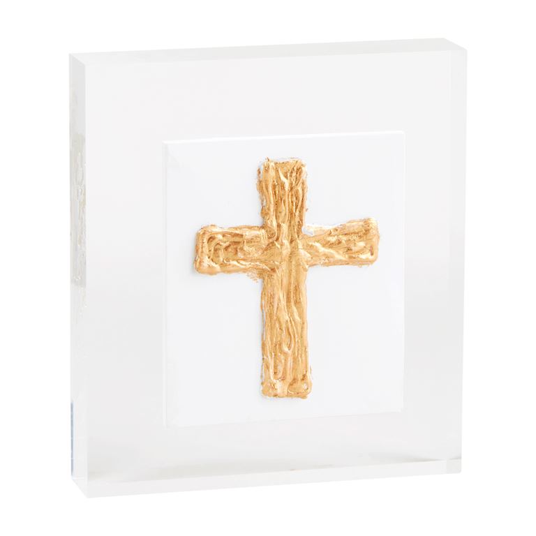 Small Cross Acrylic Plaque