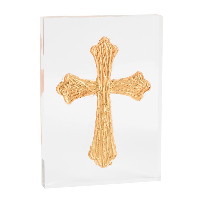 Tall Cross Acrylic Plaque