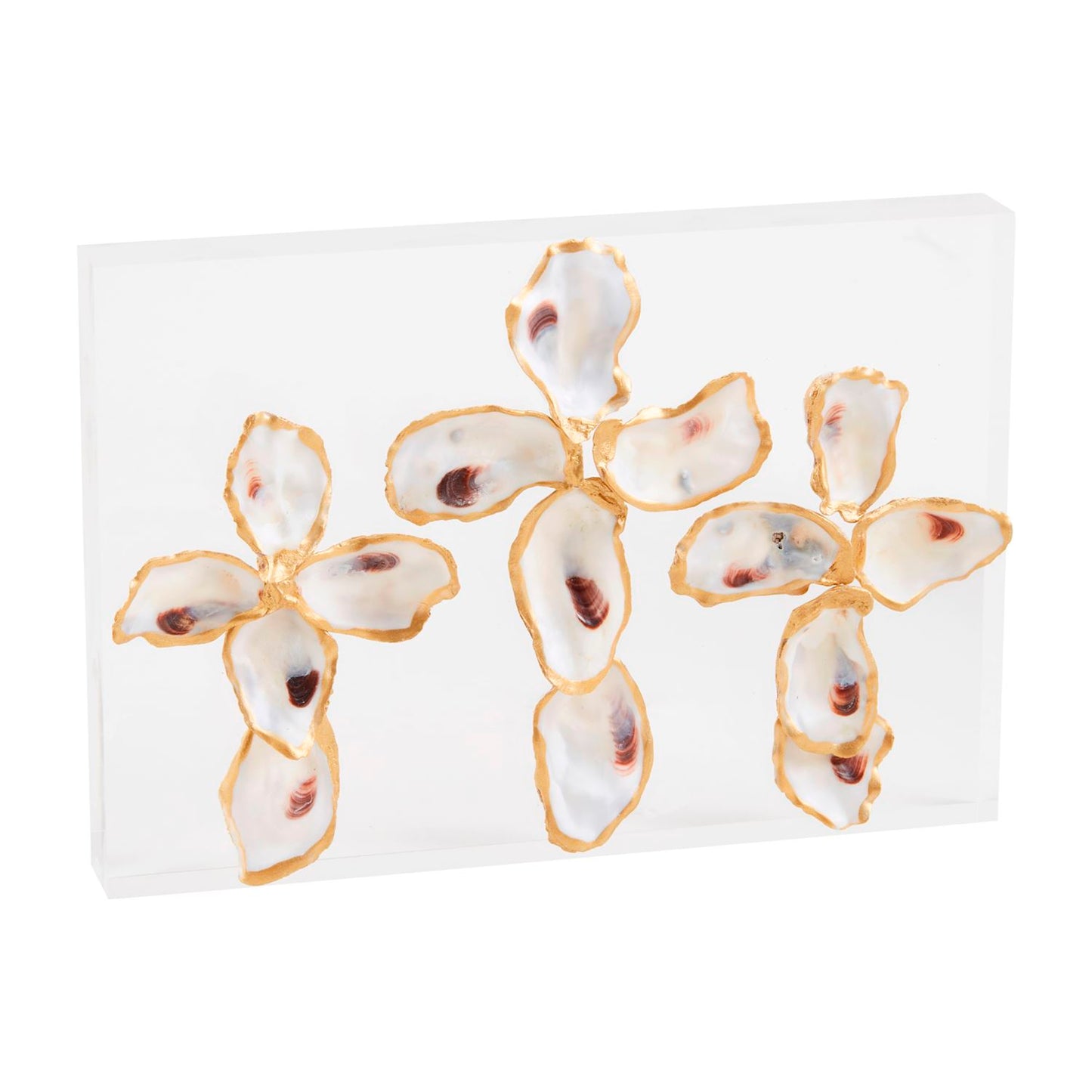 Oyster Crosses Acrylic Plaque