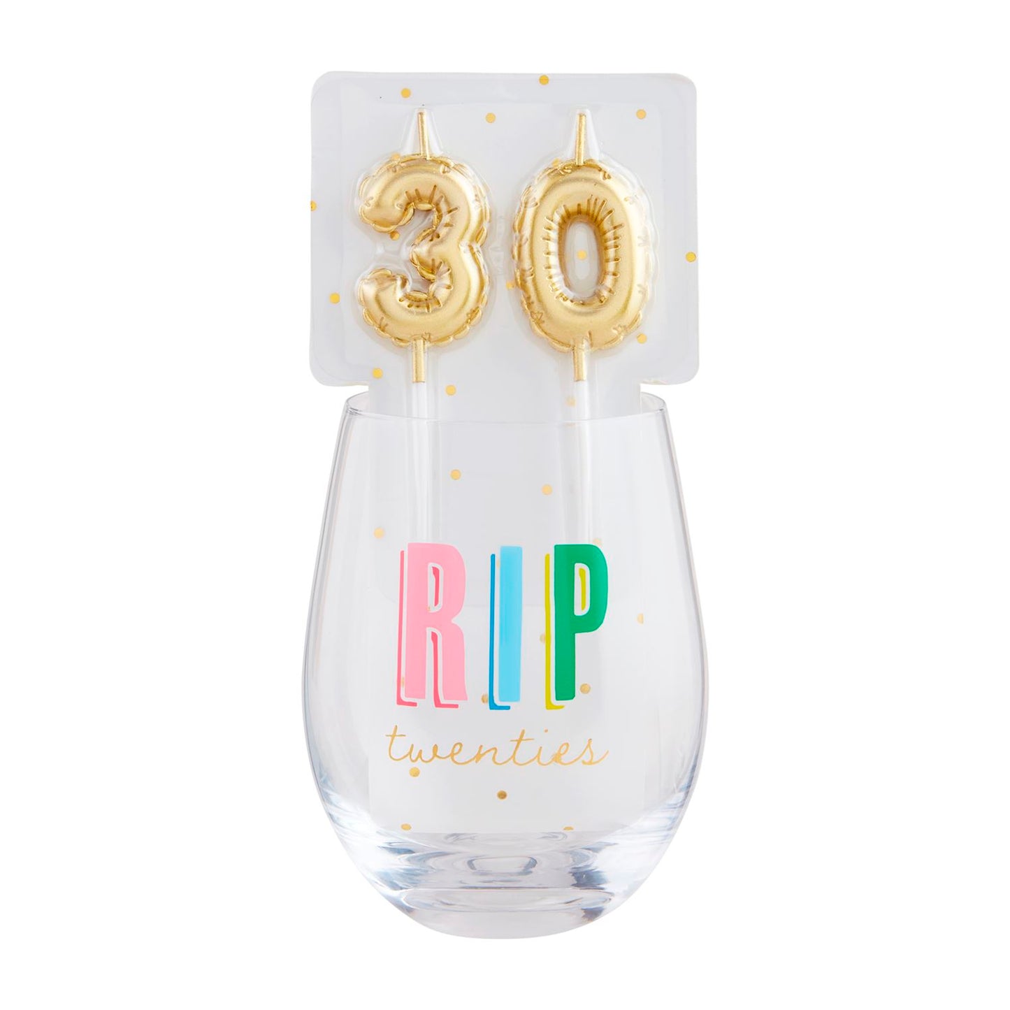 30 Candle + Wine Set