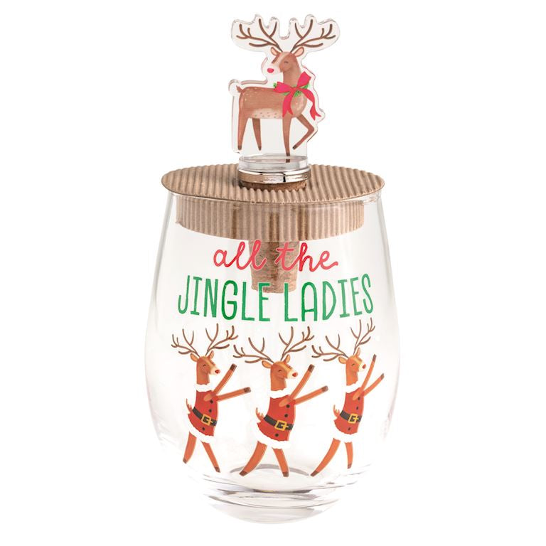 Jingle Ladies - Glass + Stopper