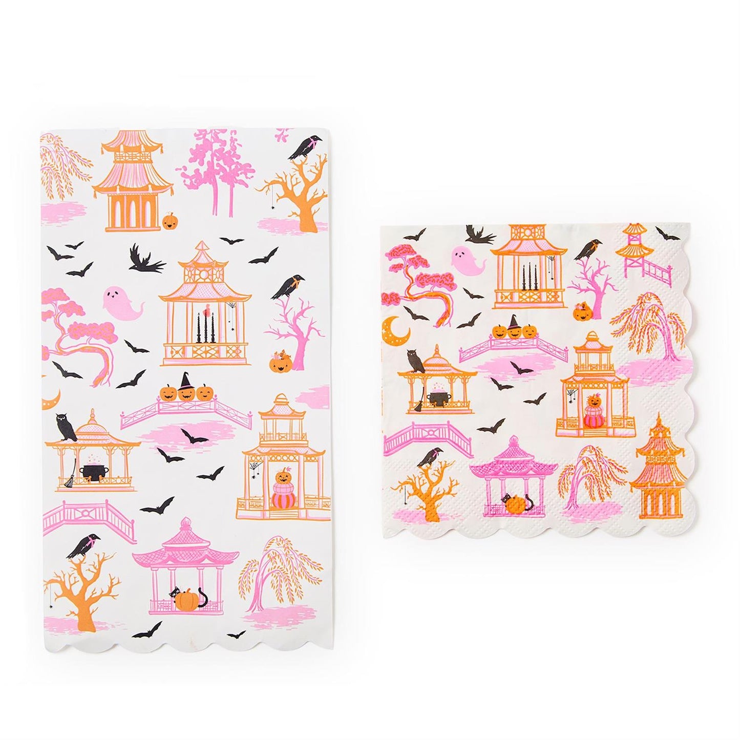 Cocktail Haunted Pagoda Napkin