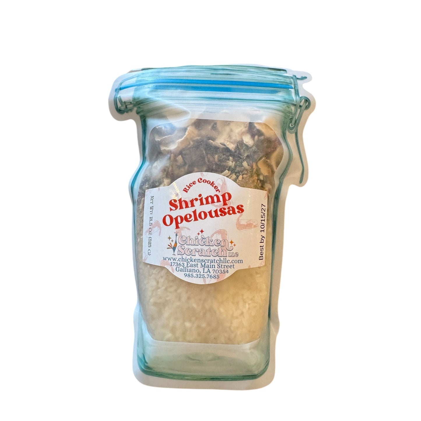 Shrimp Opelousas: Rice Cooker Mix