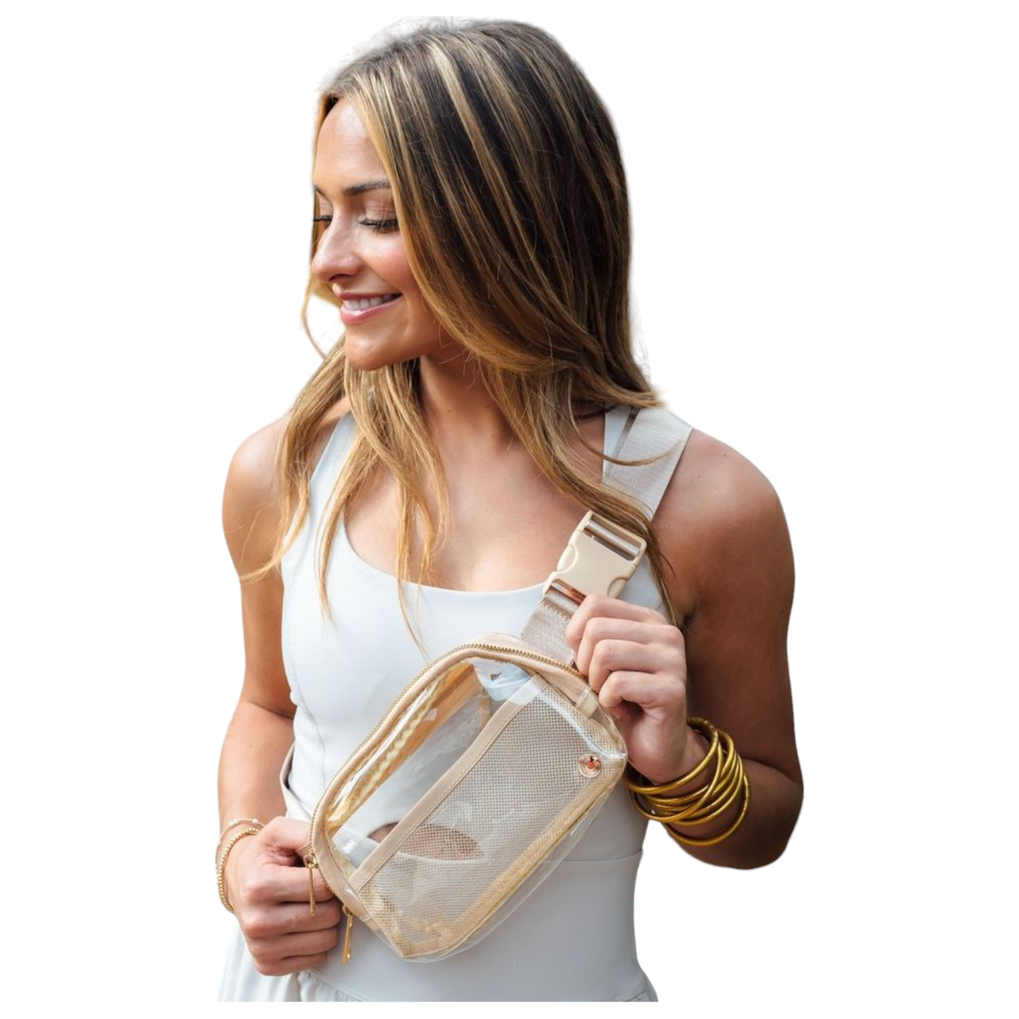 The Lauren - Clear Belt Bag
