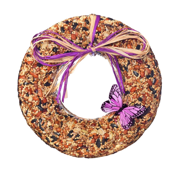 Wild Fare Butterfly Bird Wreath