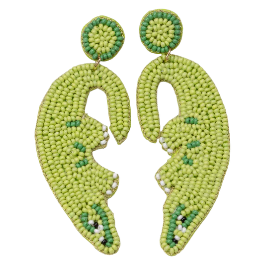 Alligator Beaded Earrings