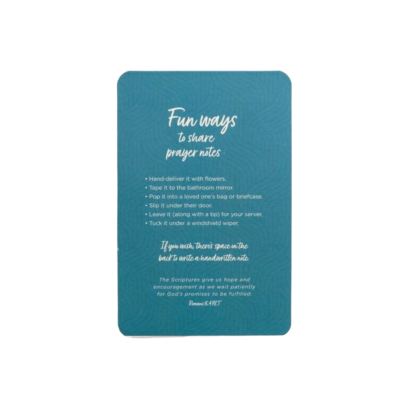 Prayers To Share- Pass Along Notes - Hope & Encouragement