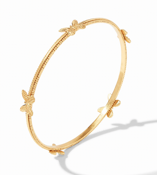 Butterfly Bangle - Gold - Small
