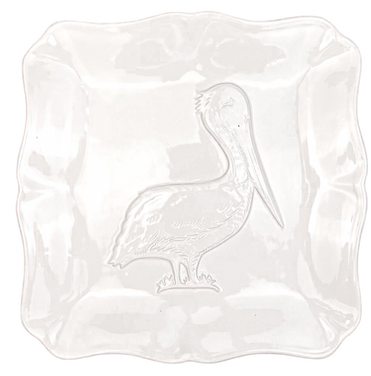 Pelican Embossed Platter