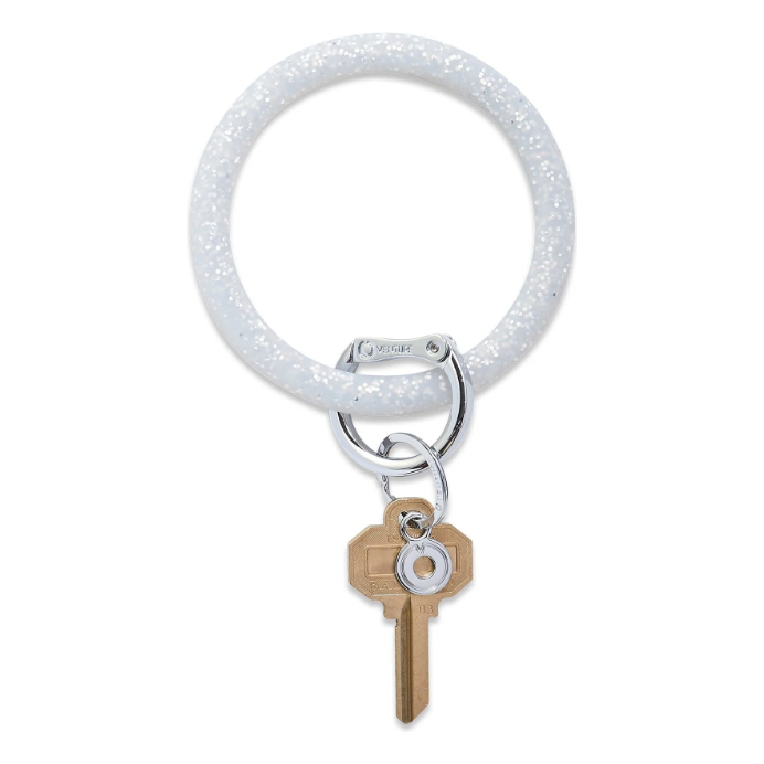 Big O Keyring: Quicksilver Confetti