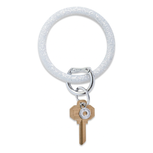 Big O Keyring: Quicksilver Confetti