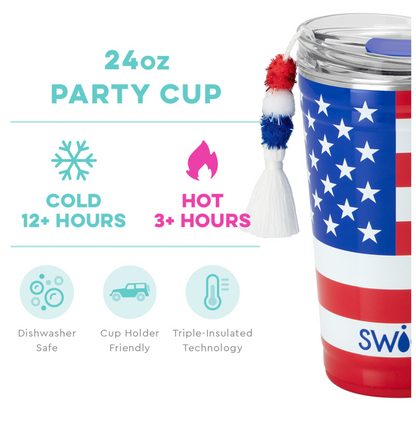 All American Party Cup 24oz