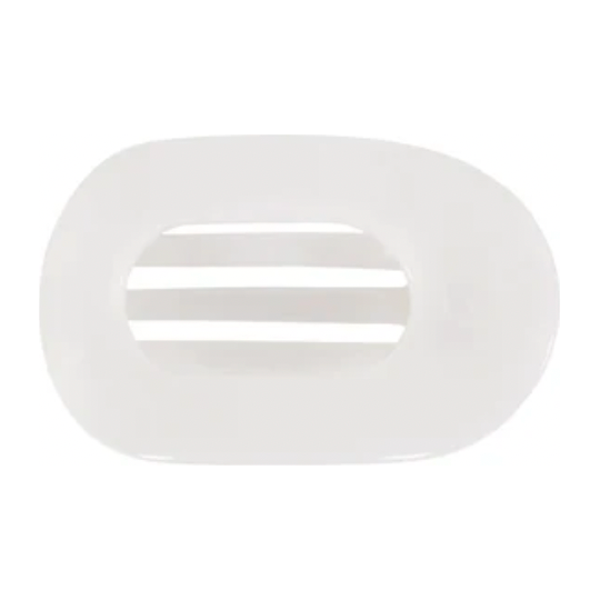 Coconut White Flat Clip: Small