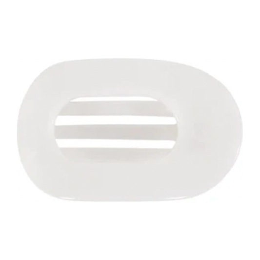 Coconut White Flat Clip: Small