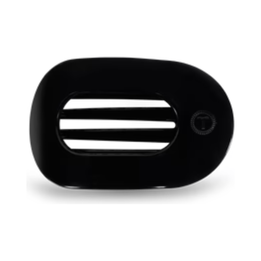 Jet Black Flat Clip: Large