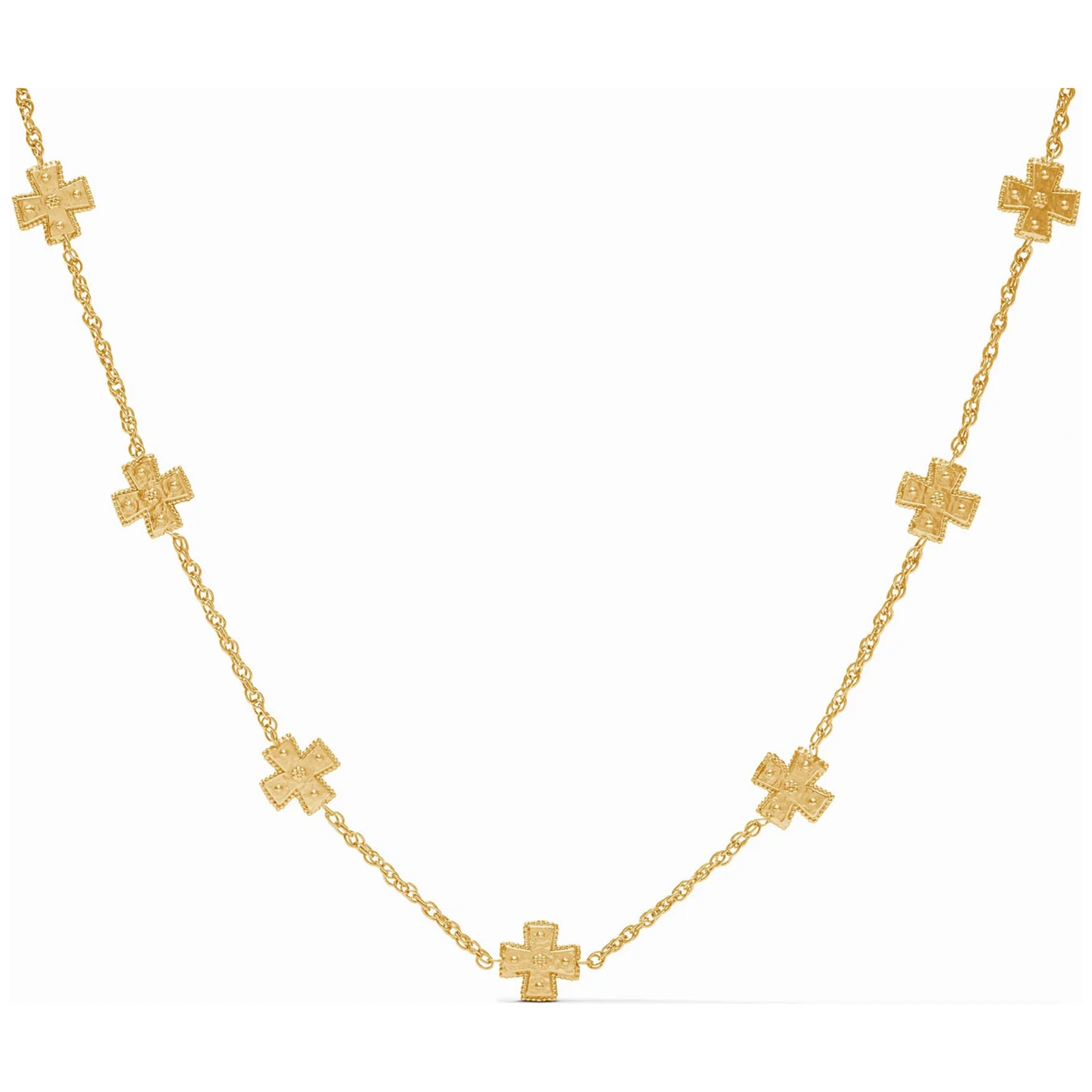 Malta Canterbury Delicate Station Necklace - Gold - OS
