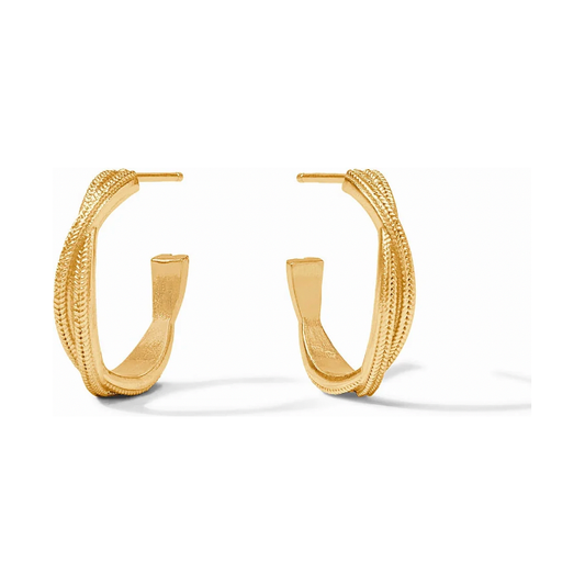 Cheval Twist Hoop - Gold - S