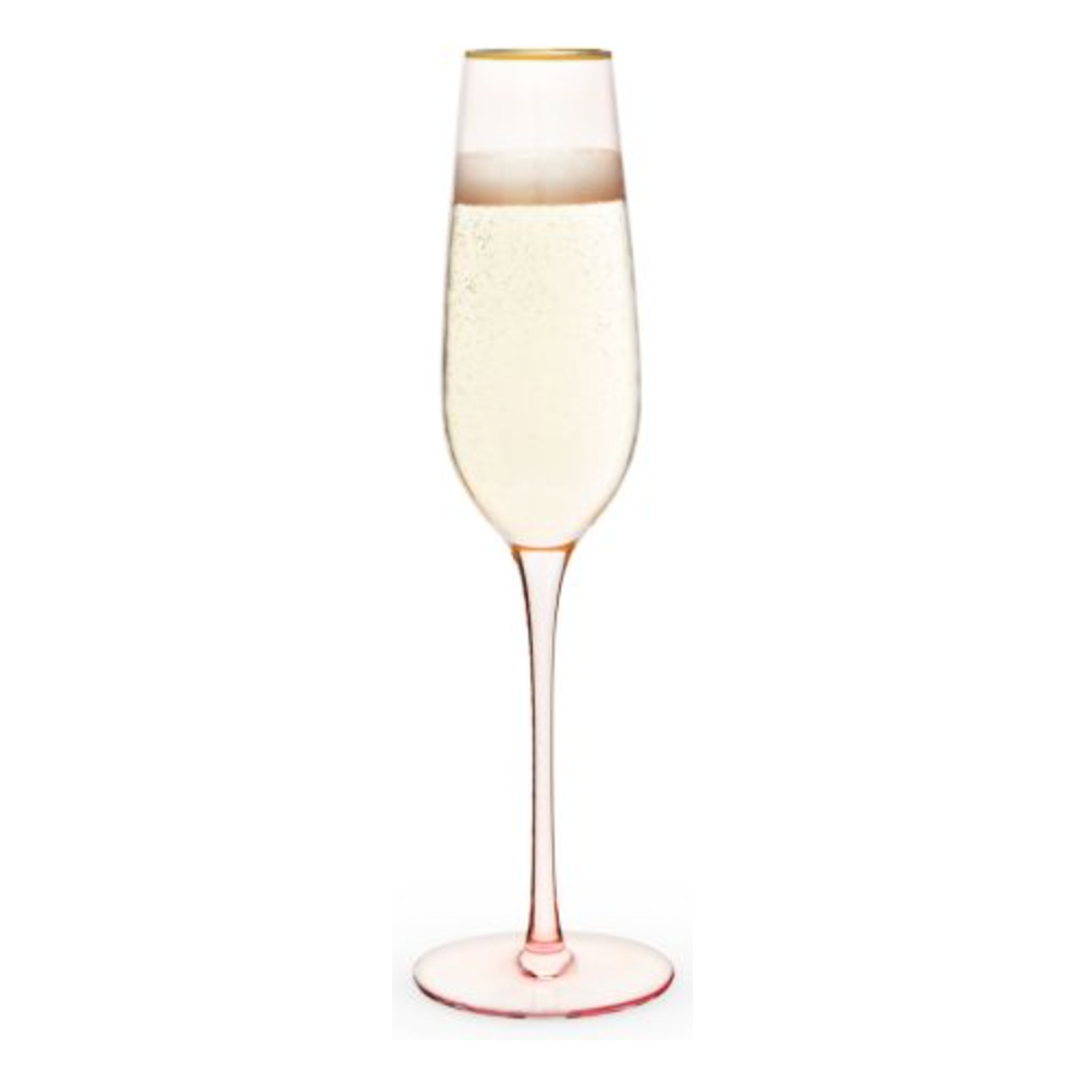 Rose Crystal Champagne Flute - Single