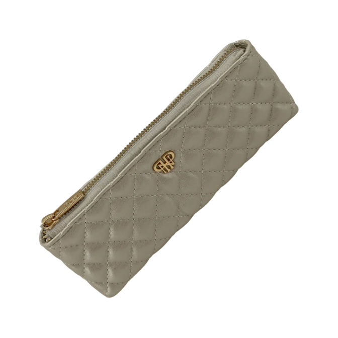Sleek Stash Case - Pearl Quilted