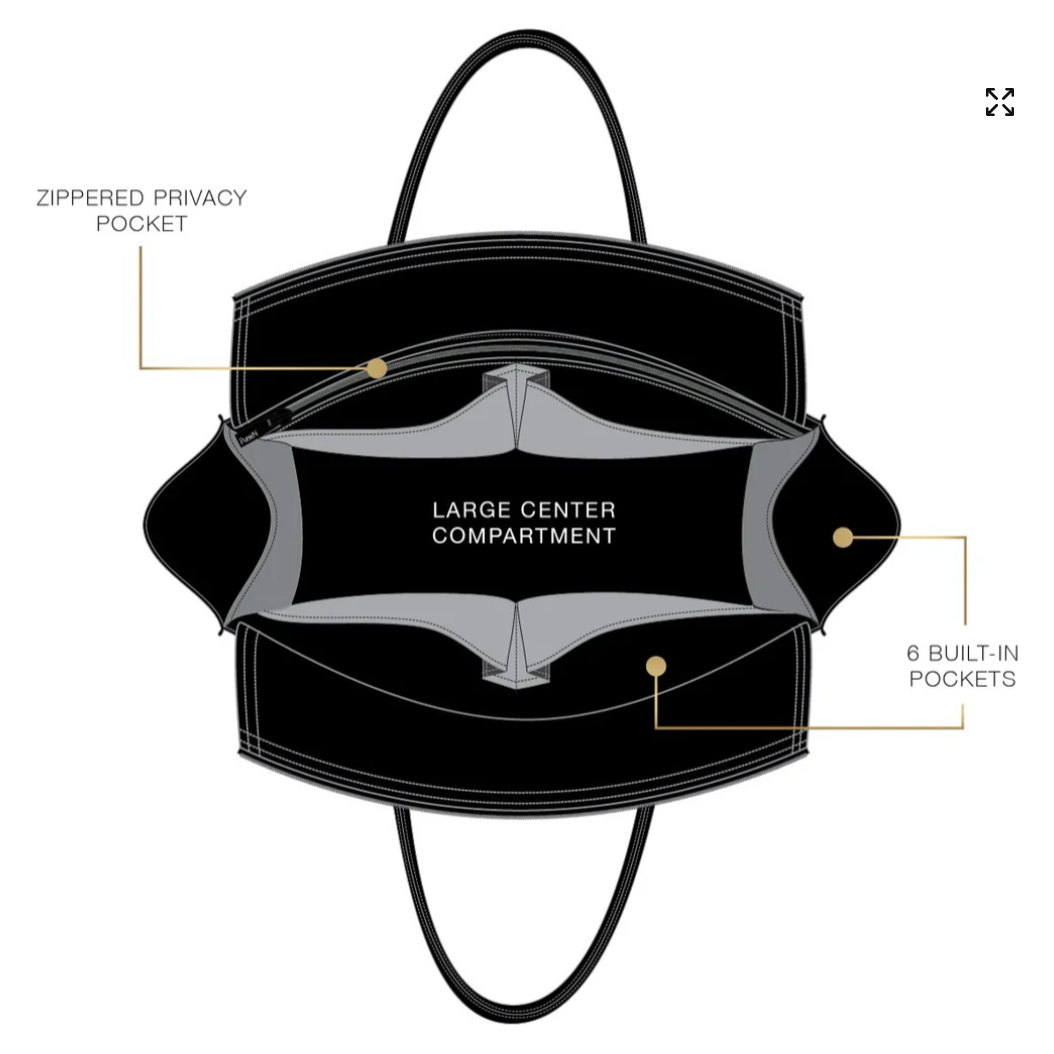 VIP Travel Tote - Pearl Quilted