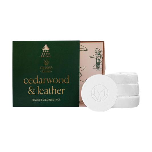Cedarwood & Leather Shower Steamers