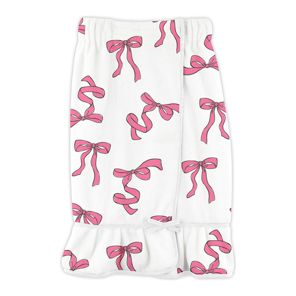 Spa Wrap: Pink Bows
