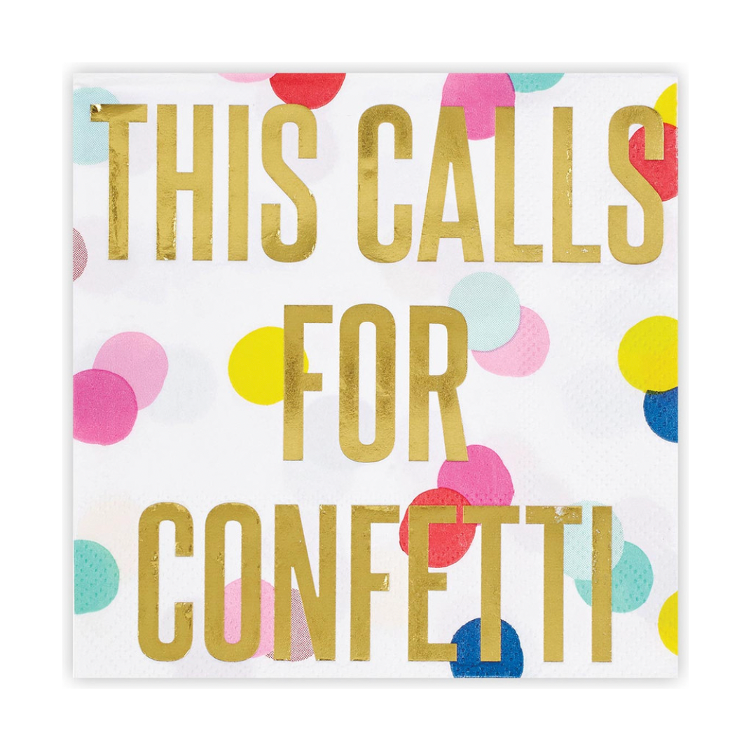 This Calls for Confetti Napkin Pack