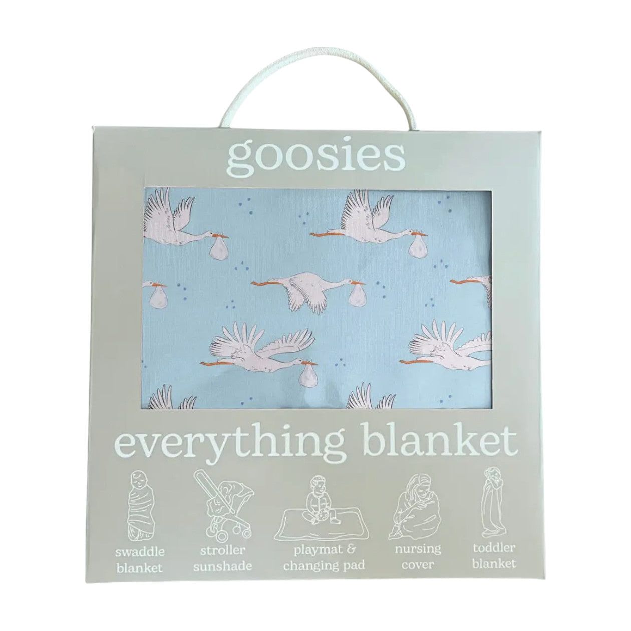 Blue Stork Everything Blanket
