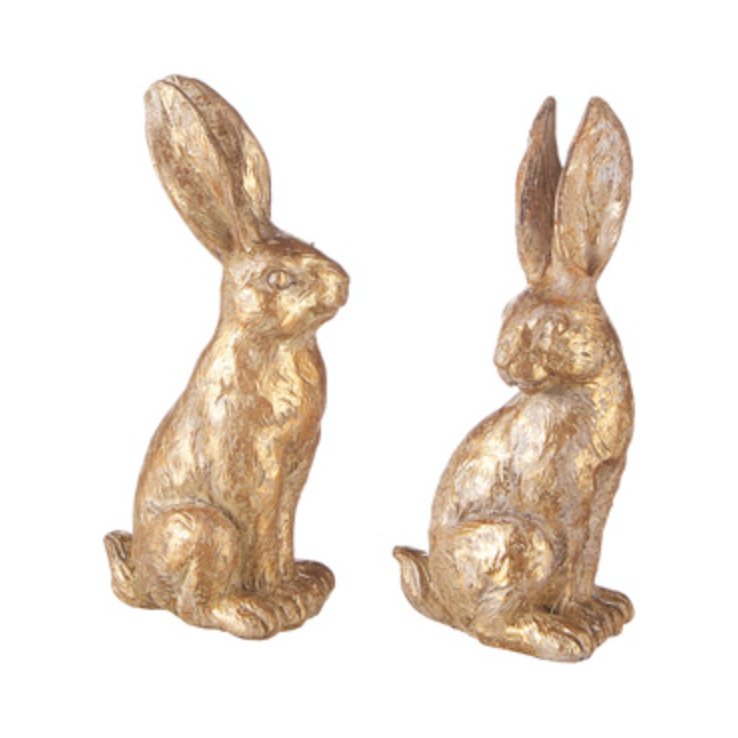 4.75" Gold Leaf Rabbit