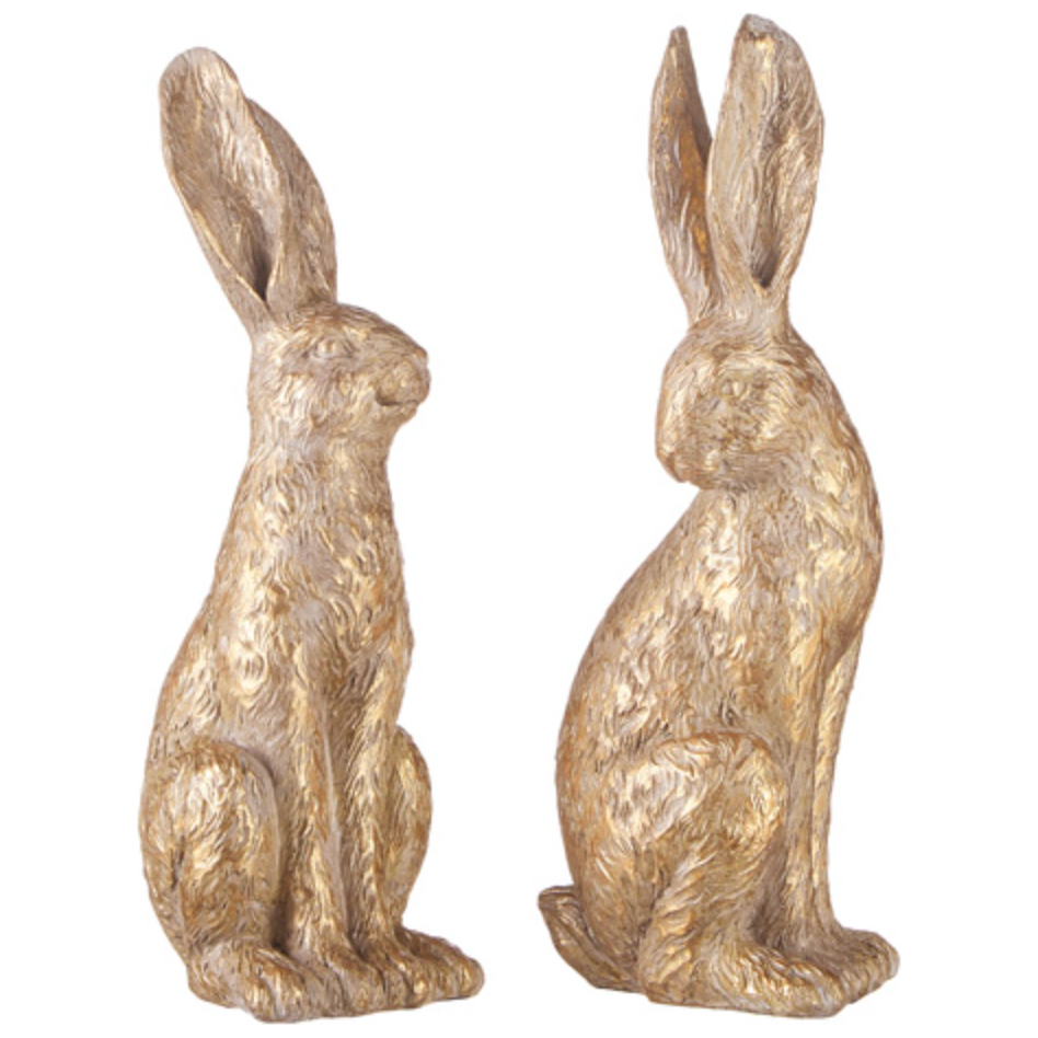 13" Gold Leaf Rabbit