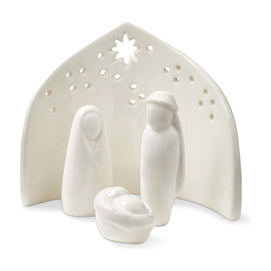 Ceramic Nativity Scene