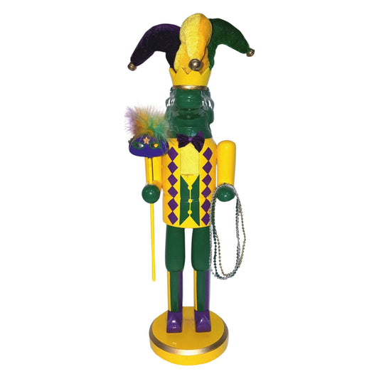 14" Mardi Gator Nutcracker