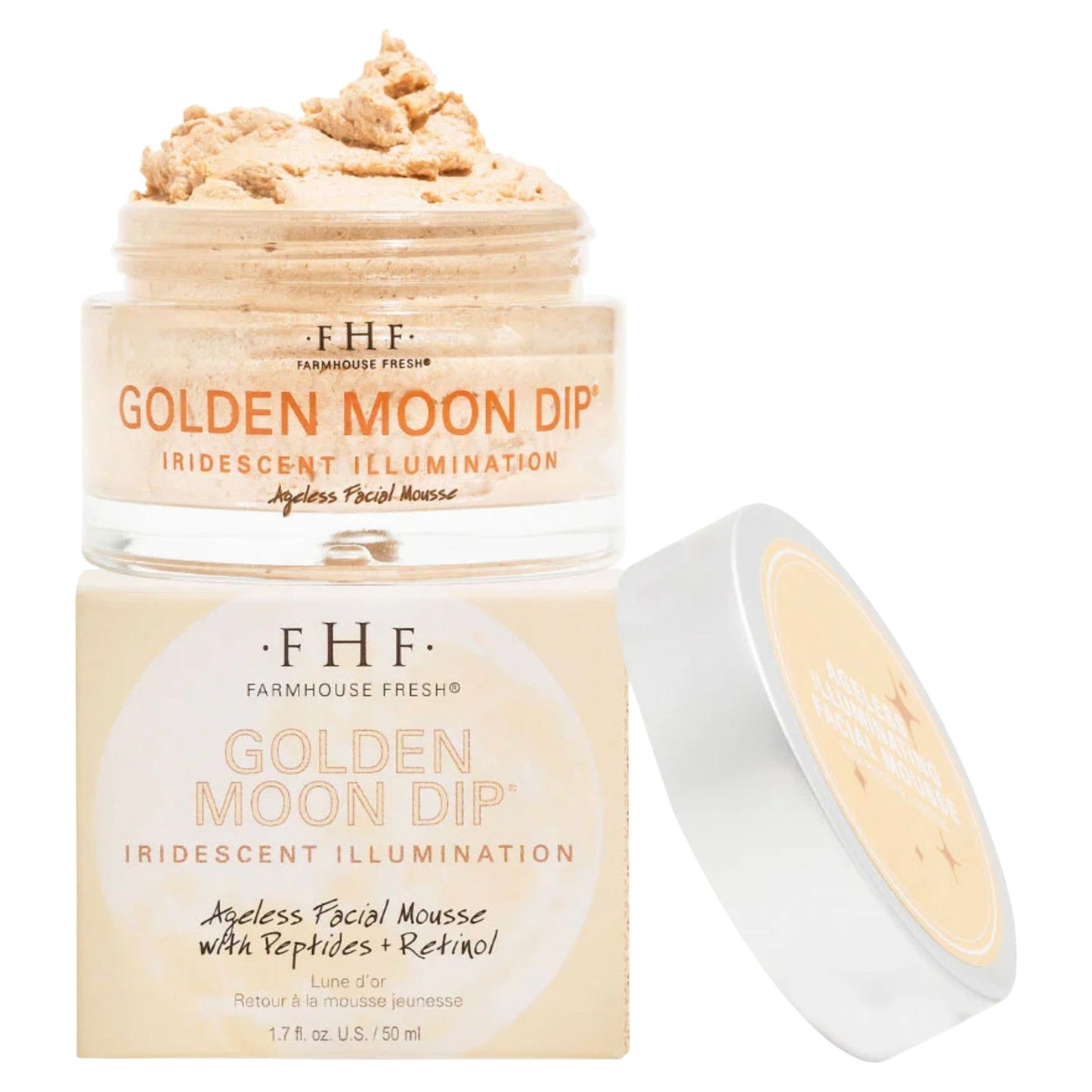 Golden Moon Dip® Illumination Mousse with Retinol + Wrinkle-Targeting Peptides