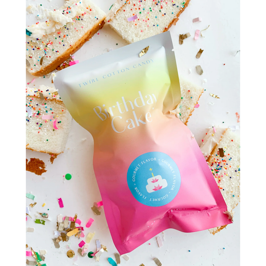 Birthday Cake Cotton Candy