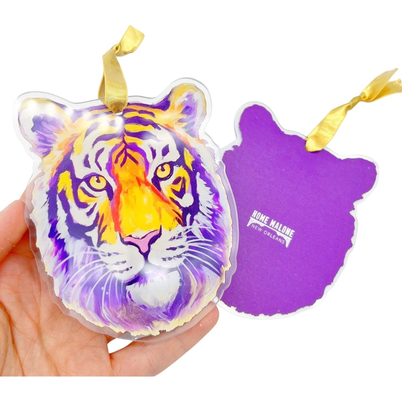 Tiger Head Acrylic Ornament
