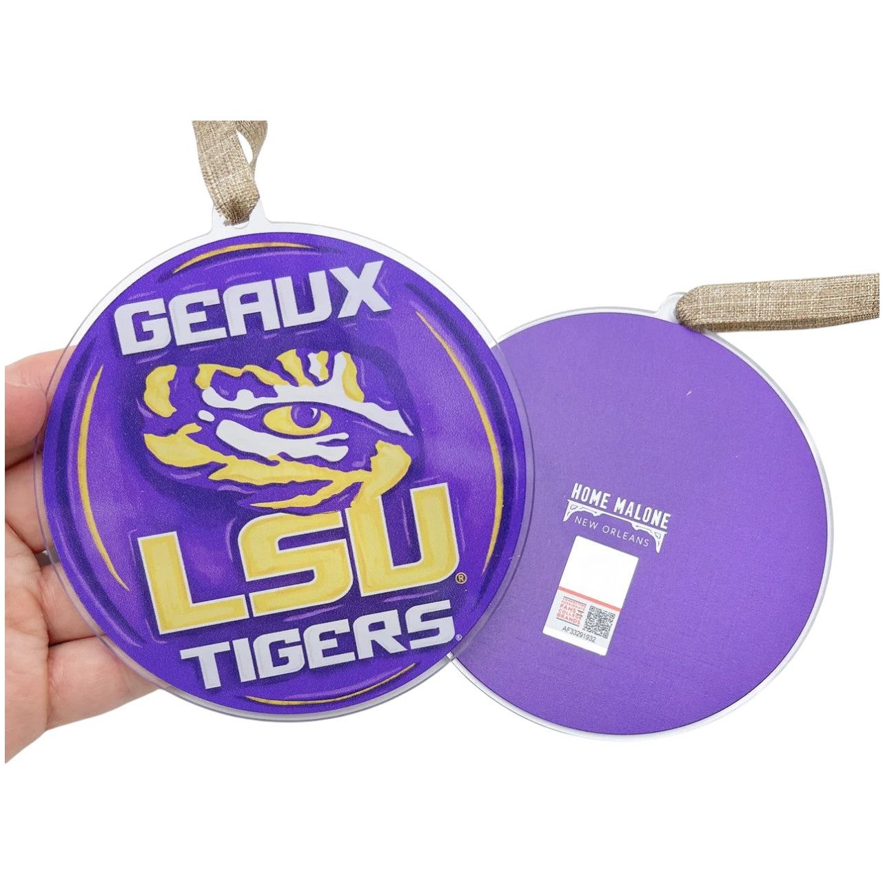 Louisiana State University Acrylic Ornament