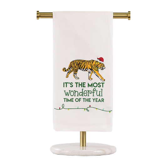 Christmas Tiger Towel