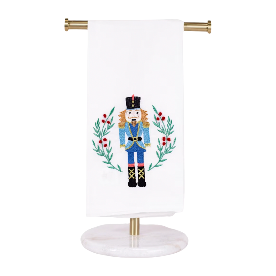 Nutcracker Wreath Towel
