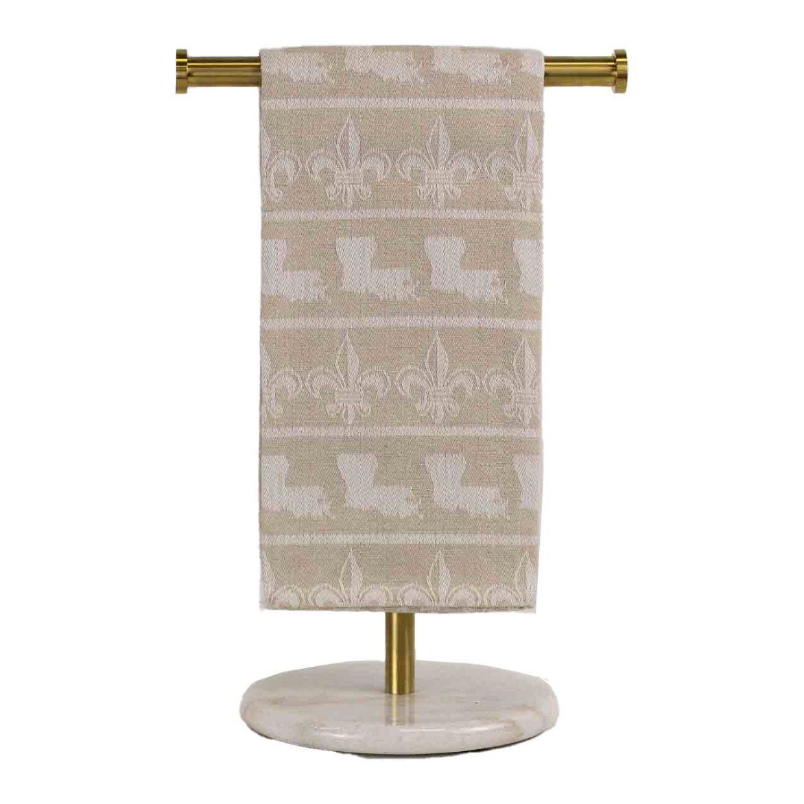 Louisiana Jacquard Hand Towel - Taupe
