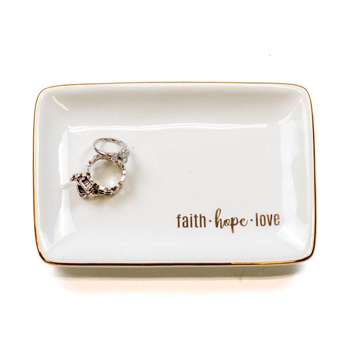 Faith Hope Love Dish